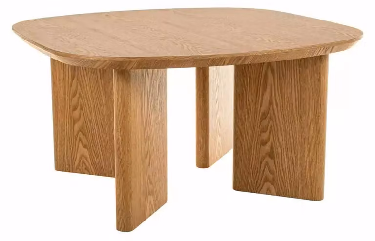 FURNLUX Tavolino Kuma, colore marrone, 80 cm. / Colore principale: / Dimensioni: