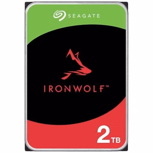 Seagate IronWolf 2TB 256MB 3.5 Zoll SATA 6Gb/s Interno CMR NAS Festplatte