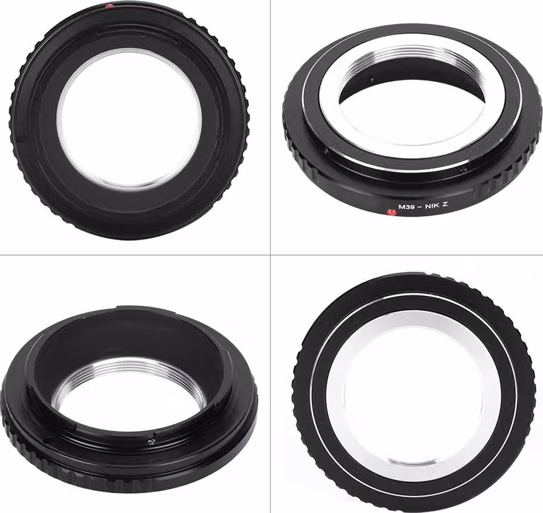 Anello adattatore per obiettivo Fikaz M39-NIK Z per attacco Zenit M39, compatibile con fotocamere Nikon