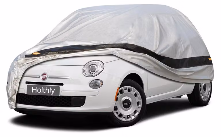 Copertura per auto, 10 strati, impermeabile, traspirante, color argento, per Citroen C1 (2005-2023)