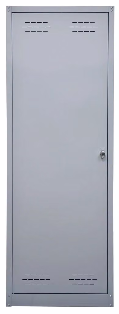 Armadio spogliatoio sporco pulito GIORDANOSHOP con 1 anta in metallo verniciato grigio L: 60 cm, P: 40 cm, H: 167 cm – 2