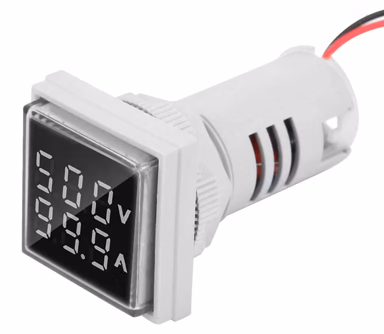 Display digitale di tensione, indicatore LED, rilevatore di corrente alternata AC da 0 a 100A, 60-500V