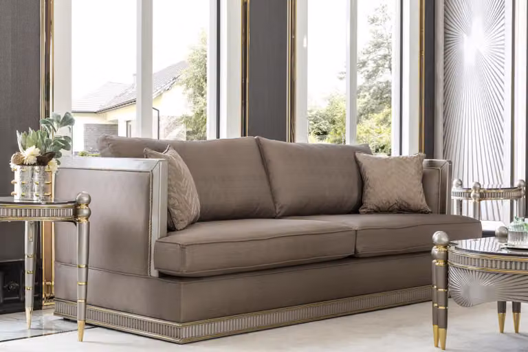 Luxus Big Couch Dreisitzer xxl Sofa Polster Möbel Design Einrichtung