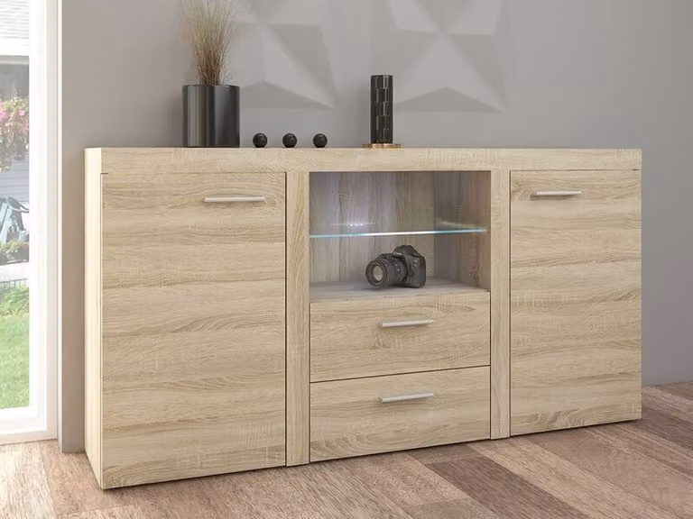 Cassettiera combinata PUMBA - rovere sonoma