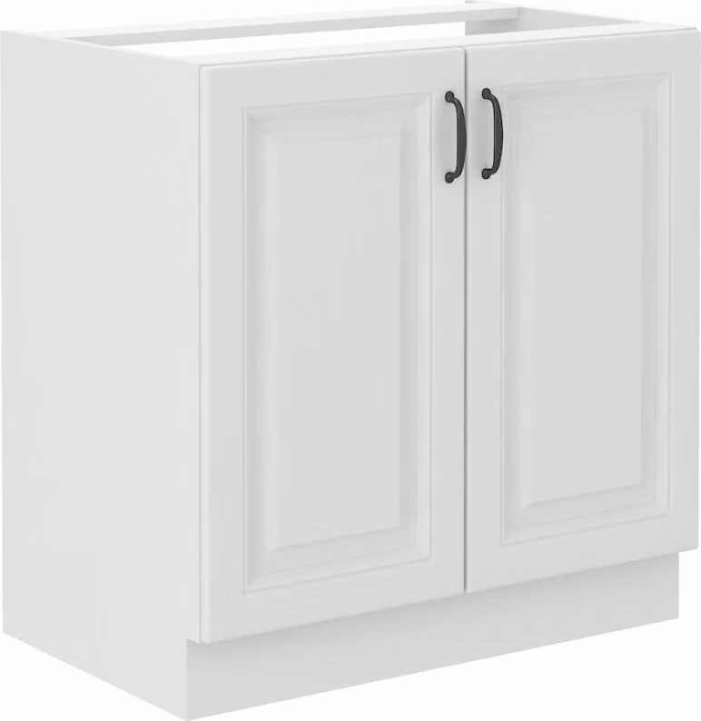 Armadietto per lavello SOPHIA - larghezza 80 cm, bianco