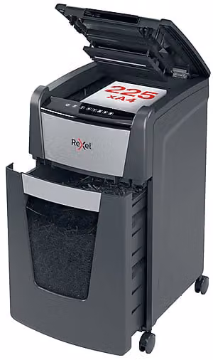 Distruggidocumenti Rexel Optimum AutoFeed+ 225X Grigio