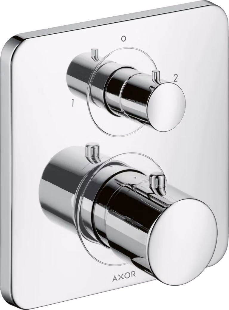 hansgrohe AXOR Citterio M thermostat encastré avec vanne d'arrêt/changeur, 34725000, 34725000