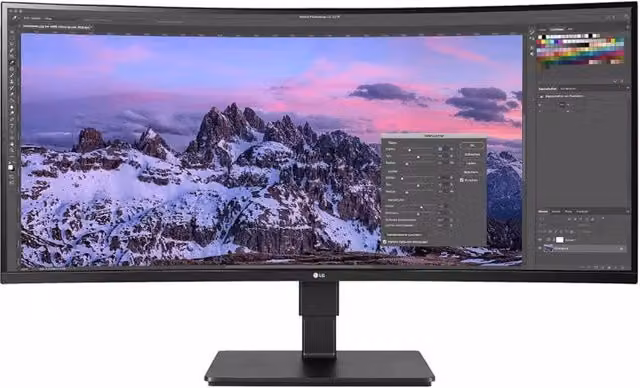 Monitor PC LG 35BN77CP-B.AEU da 88,9 cm (35") Quad HD 3440 x 1440 pixel LED nero con pannello VA e connettività HDMI, DisplayPort e USB-C – 1