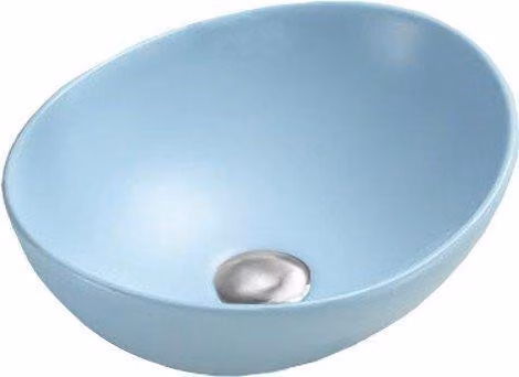 Mexen Elza lavabo da appoggio 40 x 33 cm, blu opaco - 21014049