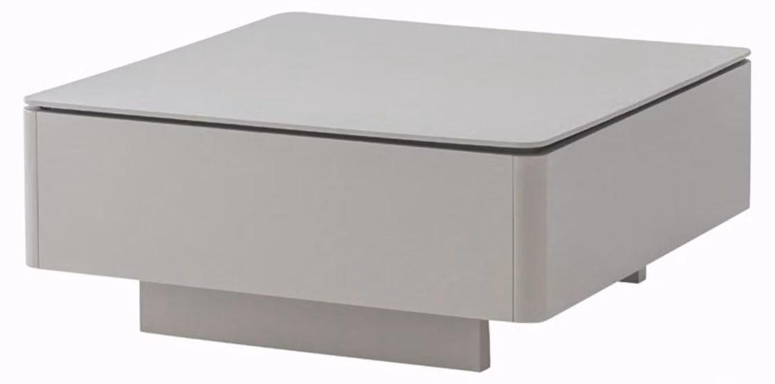 Tavolino da caffè moderno, beige, elegante, tavolino per il soggiorno, tavolino ausiliario
