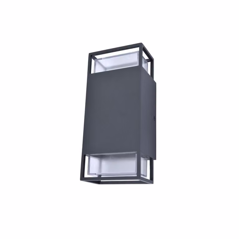 LUTEC Ridge lampada da parete per esterni a 2 attacchi GU10 IP54 antracite
