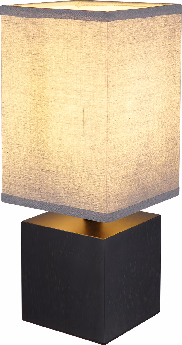Globo Lighting lampada da tavolo in legno colore naturale, 1x E27