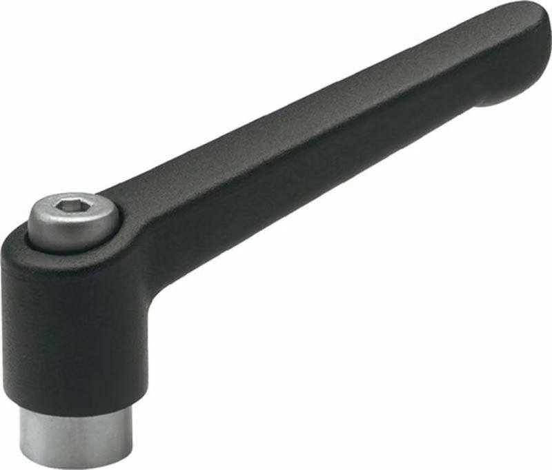 Leva di serraggio regolabile GN 300.1 d1 M 12mm l1 92mm IG GANTER