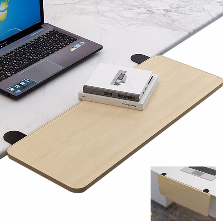 Omgoods - Estensione ergonomica per scrivania - 52 x 25 cm, pieghevole fino a 90°