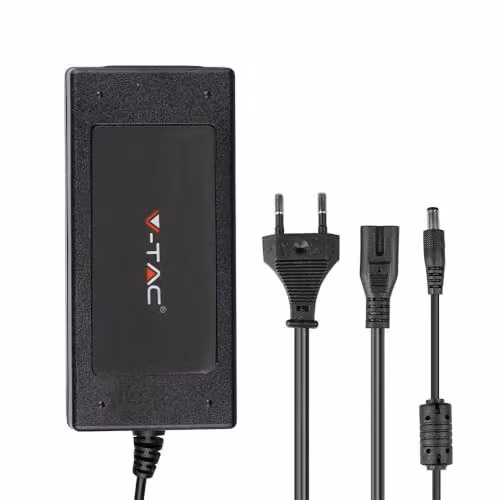 Alimentatore in Plastica 78W 12V 6,5A Plug&Play con Jack 2,1 Colore Nero IP44