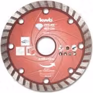 Disco diamantato turbo KWB Red Line Diamant 797540 diametro 125 mm colore rosso