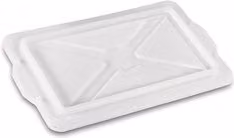 Coperchio per bacinelle Giganplast Bianco L: 62 cm, P: 42 cm