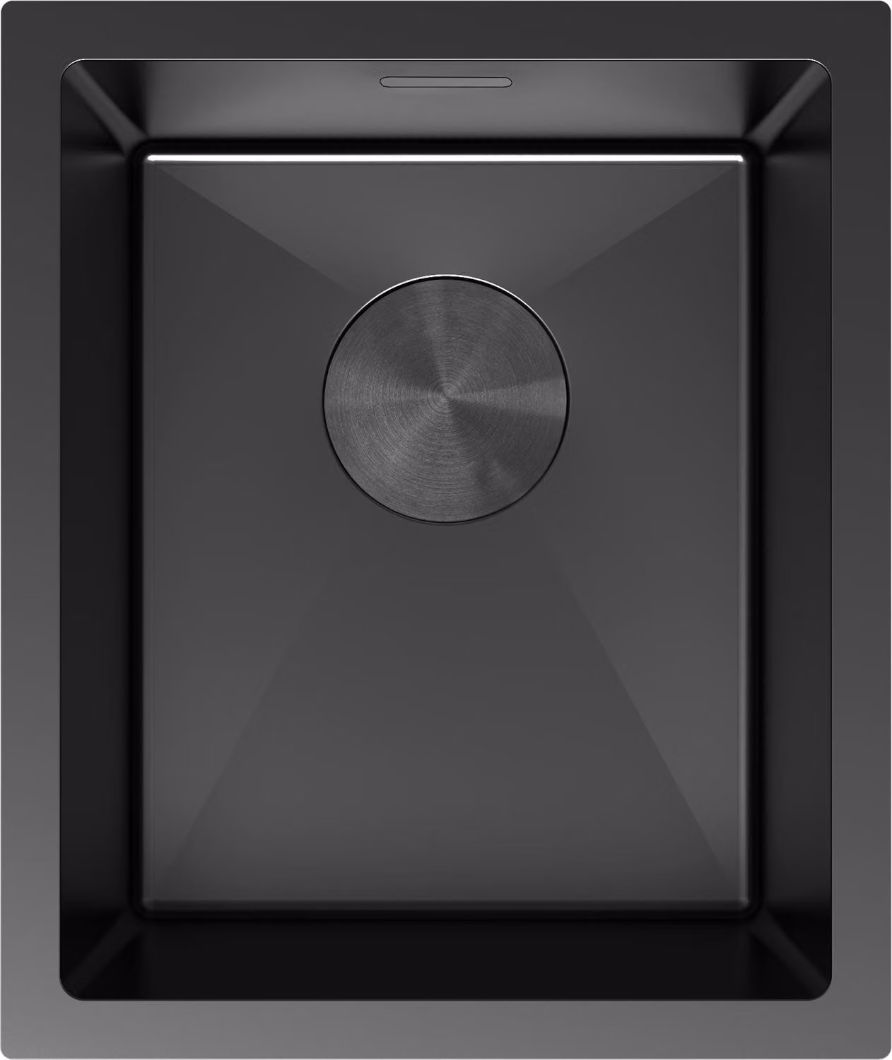 Mexen Trixo lavello in acciaio inox a 1 vasca 370 x 440 mm, nero - 6412371000-70