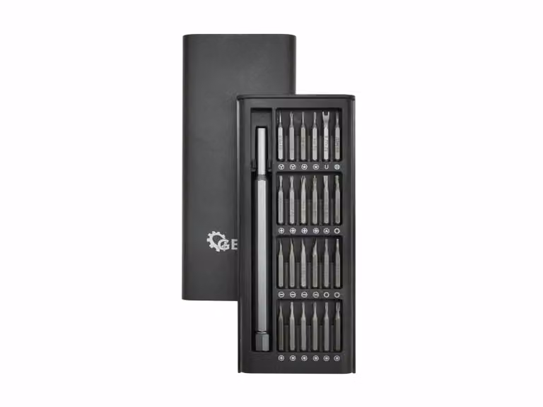 Set di cacciaviti di precisione 24in1 in acciaio S2 - Set di punte professionali per elettronica, orologi e occhiali con pratica custodia magnetica