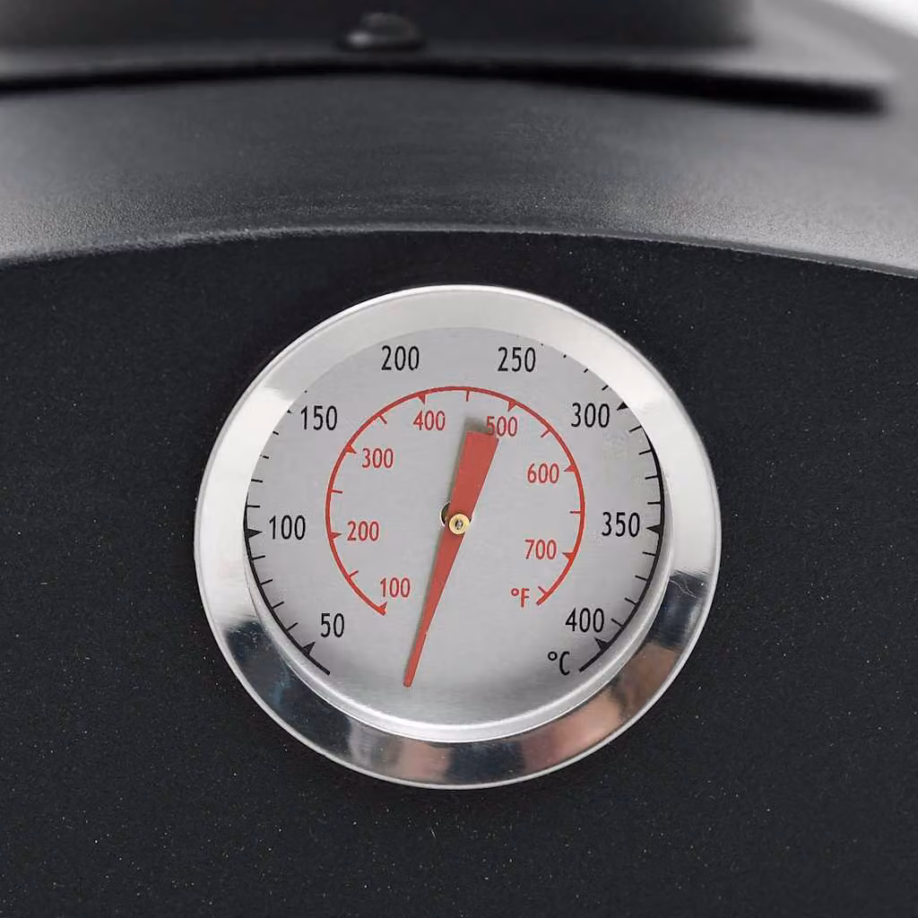 vidaXL Forno per Pizza e Barbecue 3-in-1 Nero