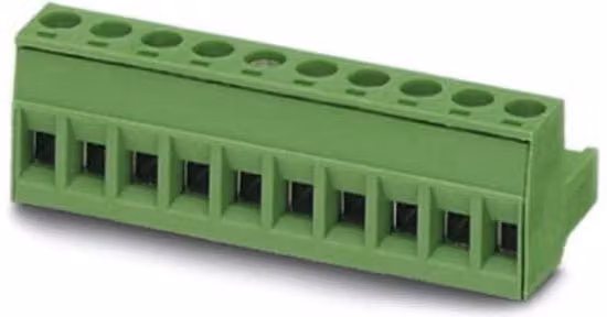 Connettori di stampa Phoenix Contact 2,5mm 8-polig, colore verde, confezione da 50 pezzi