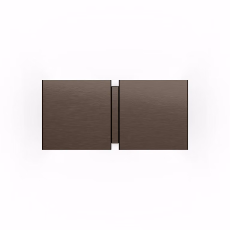 Wever & Ducré Lighting Applique da parete CG Square, Bronzo / Ottone antico, Soggiorno / Sala da pranzo, Metallo, Moderno, Applique