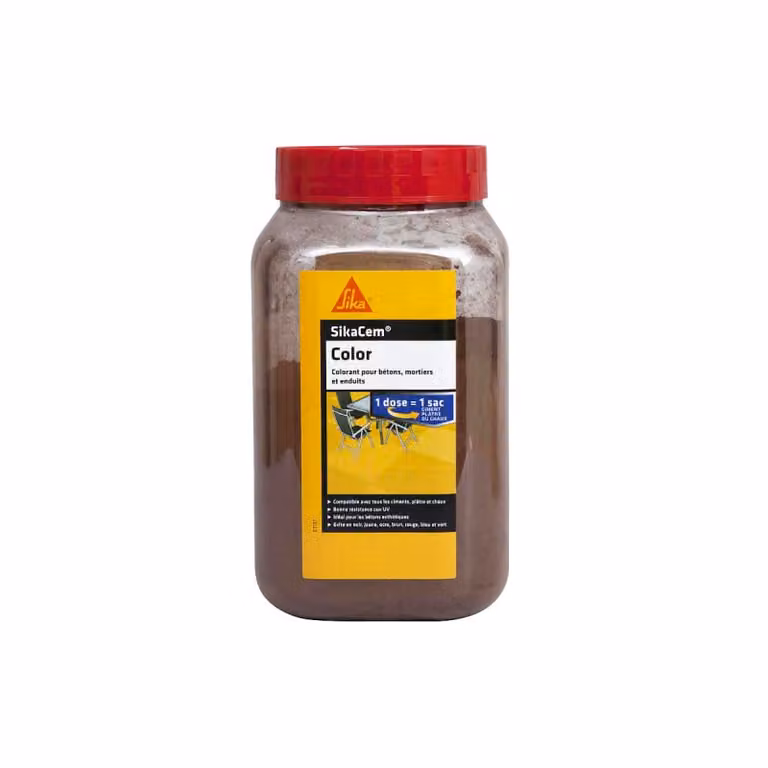 SIKA SikaCem Color Colore cemento, calce e gesso in polvere - marrone - 700g