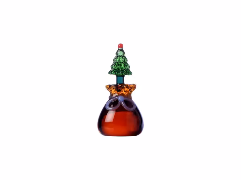 Christmas Tales Segnaposto - Albero di Natale con Sacco Color Ambra