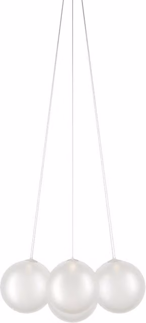 Lodes Random Cloud 7 Lampada a Sospensione in Vetro Bianco con Tecnologia LED e Design Regolabile