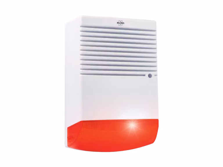 Sirena fittizia con LED lampeggiante funzionamento a batteria Sistema di allarme fittizio casa finta