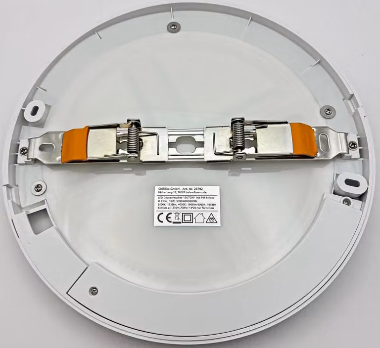 Plafoniera LED BUTON con sensore PIR Ø 23cm 18W 3000/4000/6000k