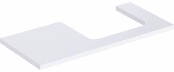 Geberit ONE Plan de lavabo, découpe à droite, 105x3x47 cm, 505.324.00.1, 505.324.00.1