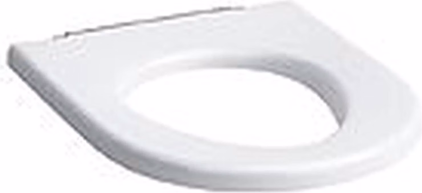 Laufen Pro Sedile WC senza coperchio senza barriere architettoniche, cerniere in acciaio inossidabile, bianco, 1 pezzo.
