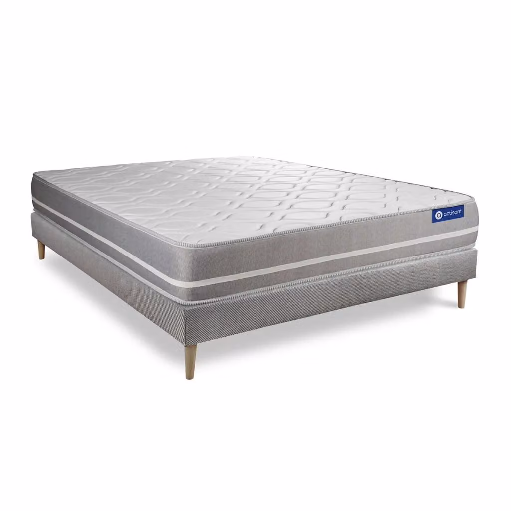 Kit rete e materasso Actiflex Touch Actisom Hybrid con molle insacchettate e schiuma, bilanciato, L 120 cm x P 190 cm, Altezza: 20 cm – 2