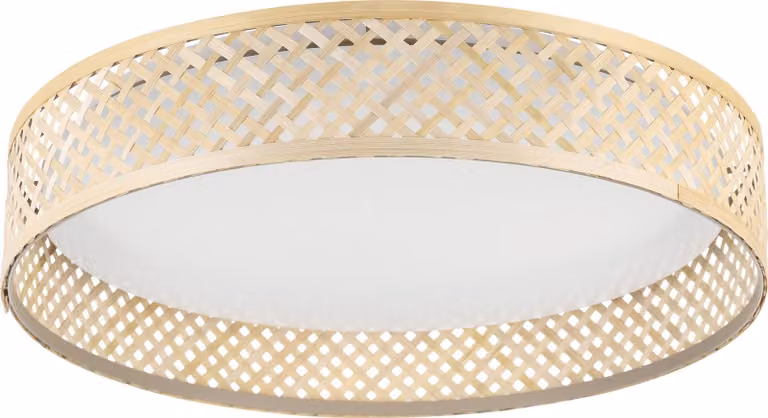 Plafoniera Contemporanea Luppineria Policarbonato Bianco Luce Led Integrato 20W