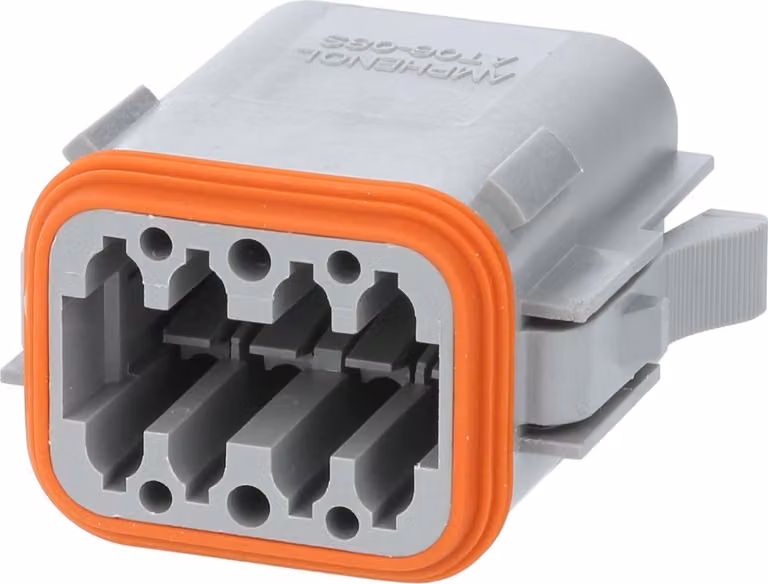 Amphenol AS-8SF 101 Presa cavo serie AT, codifica A, 8 poli, connessione a crimpare, diametro isolamento 2,24 mm -