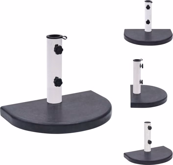 vidaXL Portaombrelli nero 40x28x4 cm in granito - Portaombrelli