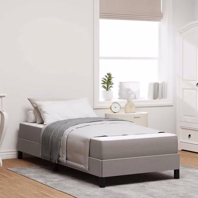 Letto a molle Talpa vidaXL in tessuto con materasso a molle insacchettate, L/P: 80 x 200 cm