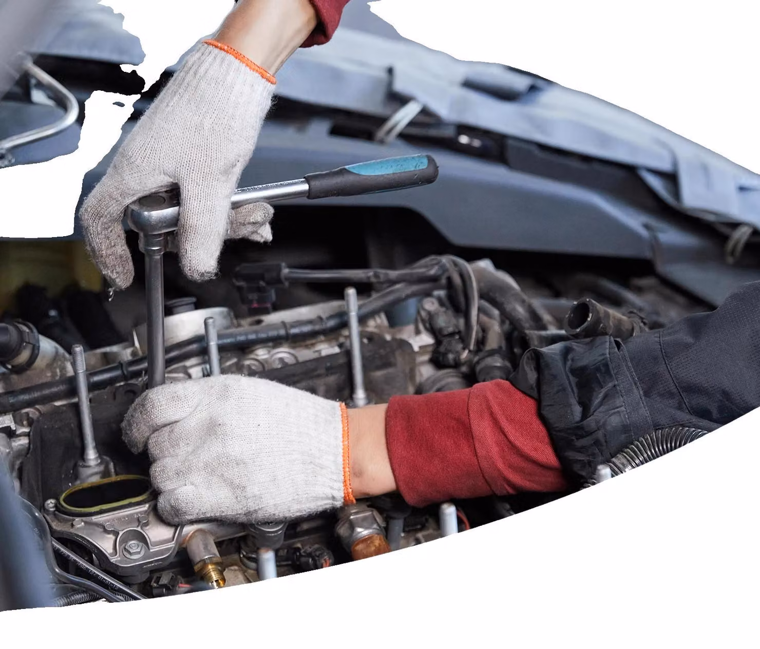 Set di estrattori pneumatici per iniettori diesel, con diverse dimensioni di adattatori, leggero, compatibile con motori diesel, pressione massima dell'aria: 5-8 bar, set di 24 pezzi