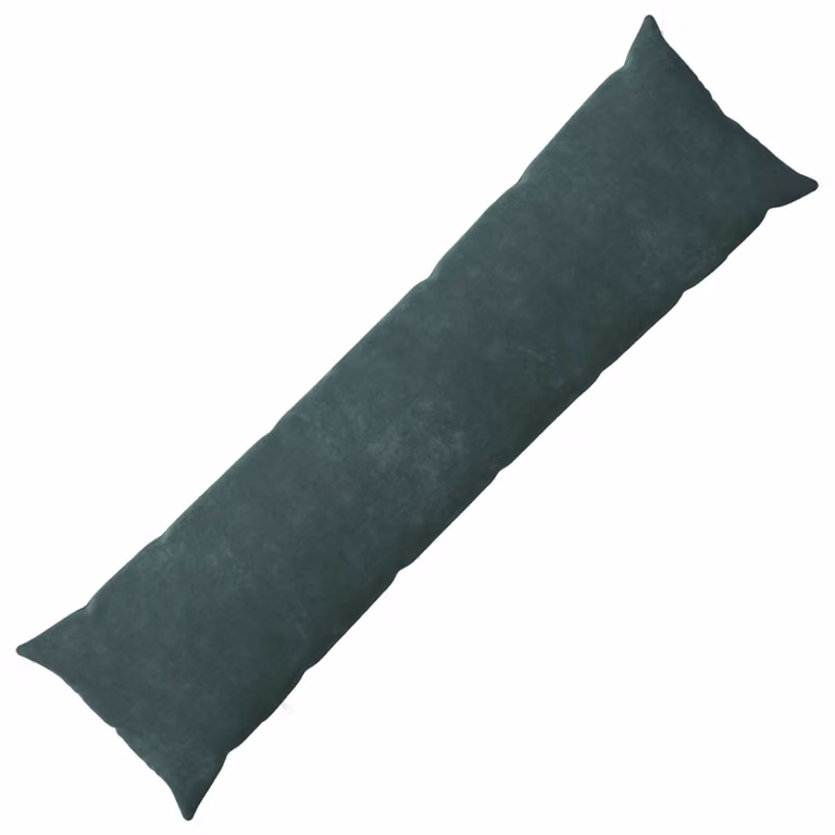 Federa HEERLEN vidaXL Blu mare in microfibra di poliestere, L 145 x P 40 cm