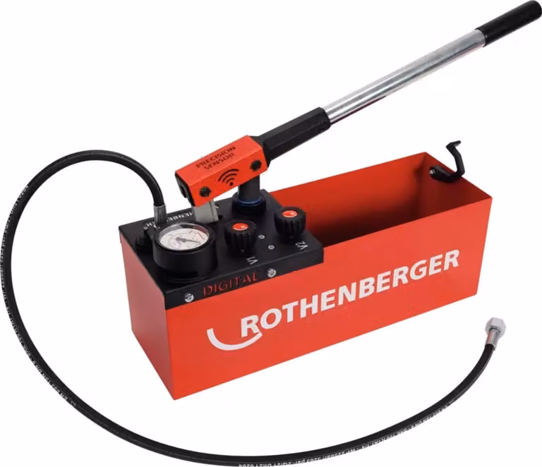 Rothenberger RP 50 Digital Macchina base Pompa di prova pressione 30 bar, 1 pz.