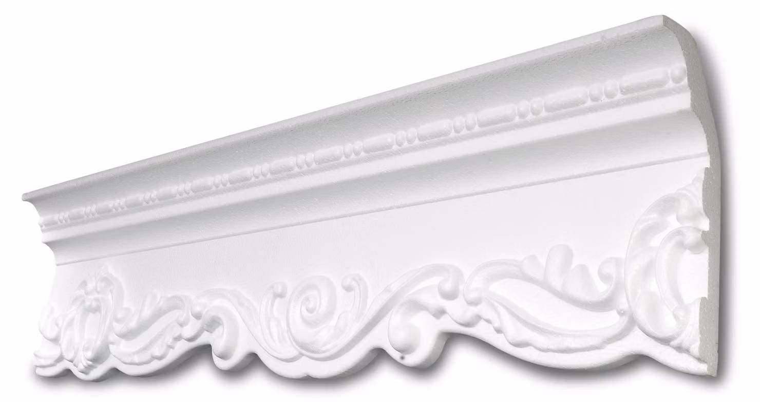 Profilo decorativo Decosa G39, bianco, 58 x 140 mm, lunghezza: 2 m - 01 pezzo