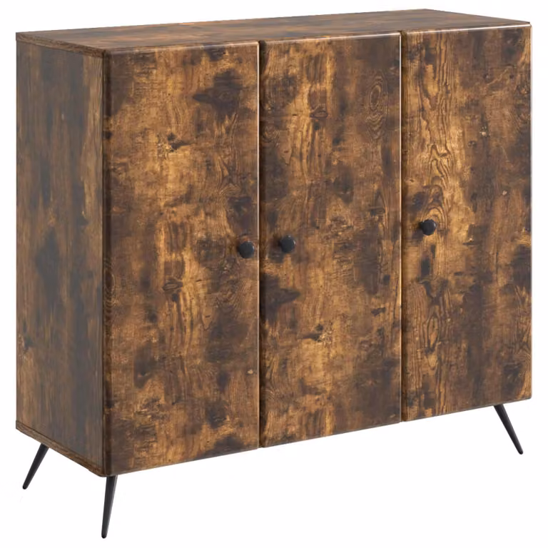 Credenza Rovere Fumo 89 x 34,5 x 80 cm Legno ingegnerizzato
