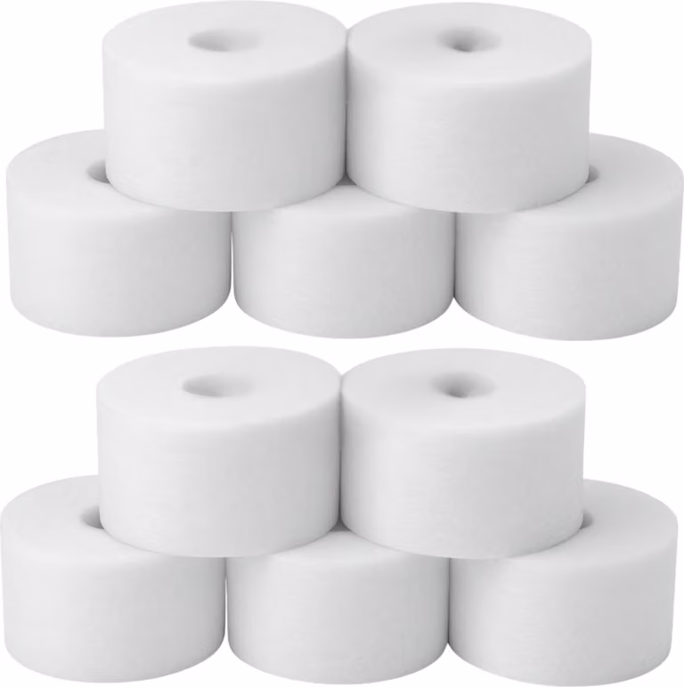 10 rotoli di nastro per giunti in fibra di vetro 50 mm x 25 m, non perforato