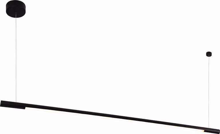 Lampadario a LED ORGANIC nero 26 W, bianco caldo 2210 lm, metallo, dimensioni: 140 x 150 x 2 cm, IP20, Maxlight