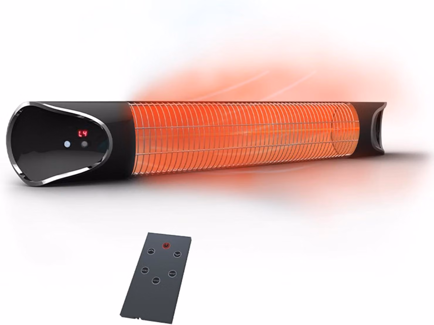 Riscaldatore istantaneo a infrarossi per esterni, 2000W, adatto per interni ed esterni, dotato di sensore di movimento, grado di protezione IPX4
