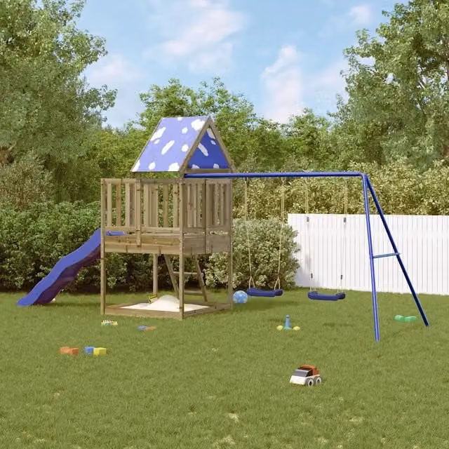 Set da Gioco da Esterno in Legno di Pino Impregnato 3279210