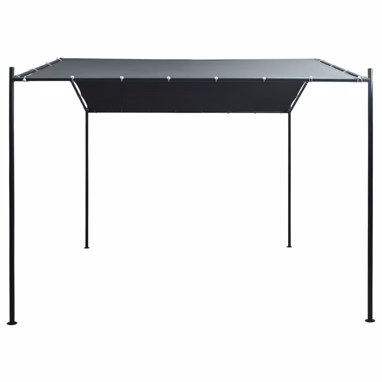 vidaXL Tenda per feste Pavilion 3x3 m acciaio antracite