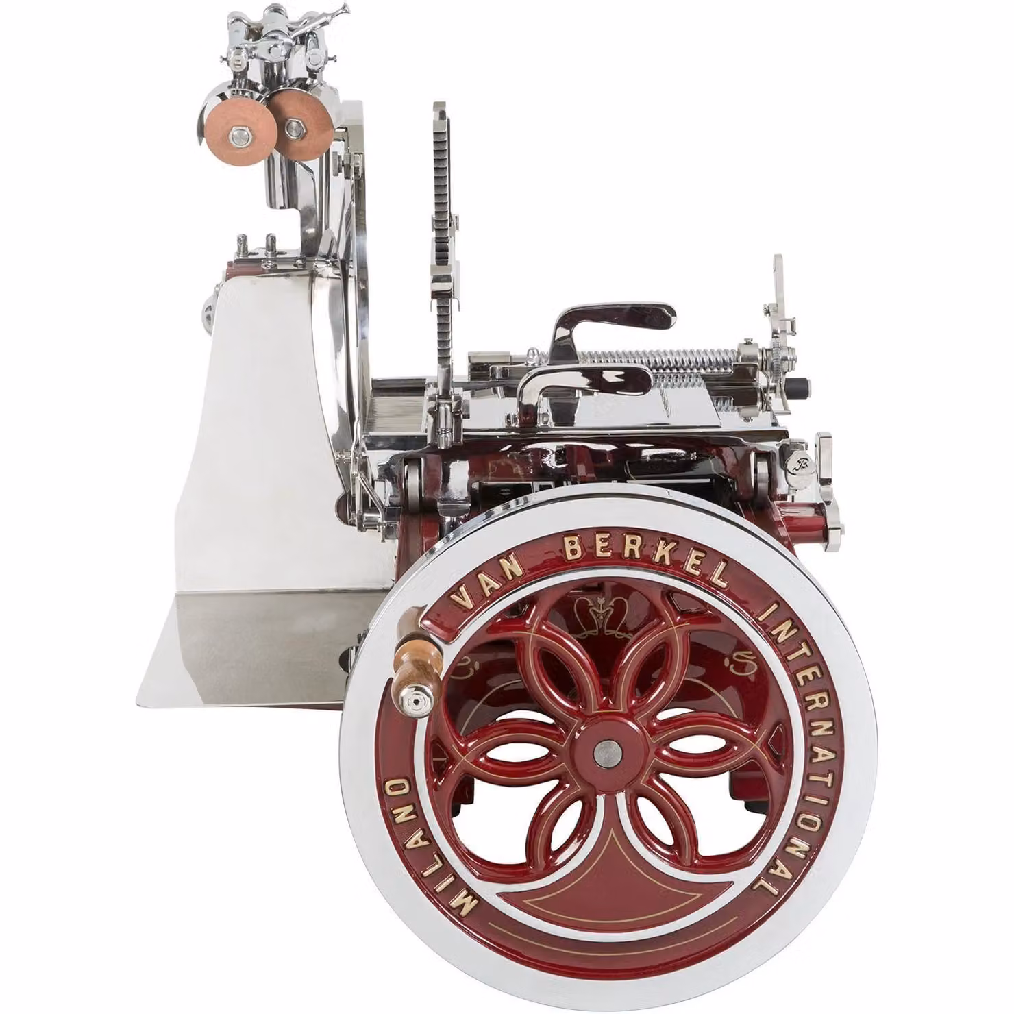 Affettatrice Volano L16, Rosso Berkel - Decori Oro, diam. lama 350mm