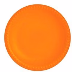 Piatto piano Plastica (25cm) OASI Giallo 520